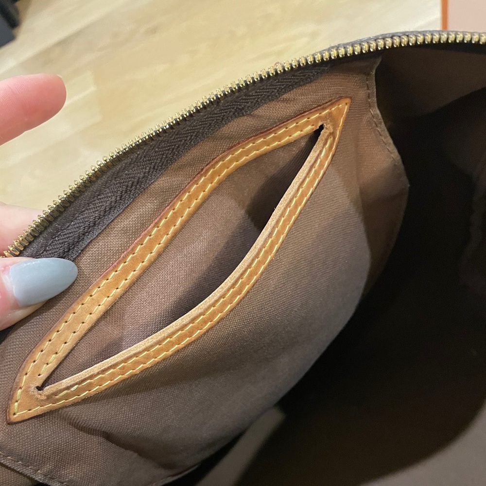 Louis Vuitton Speedy 35 w/ leather strap - Picture 5 of 12